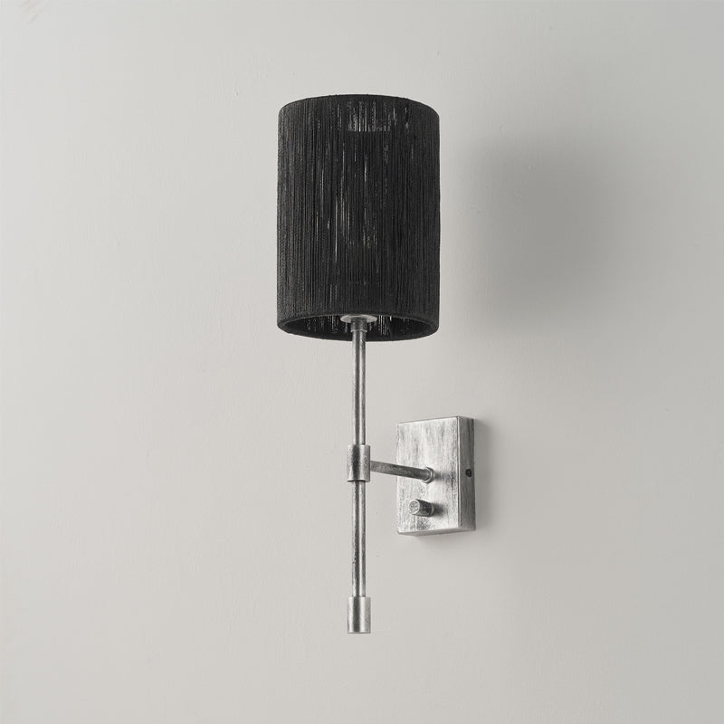 Eirikuvyo Modern Minimalist Metal Fabric Wall Lamp