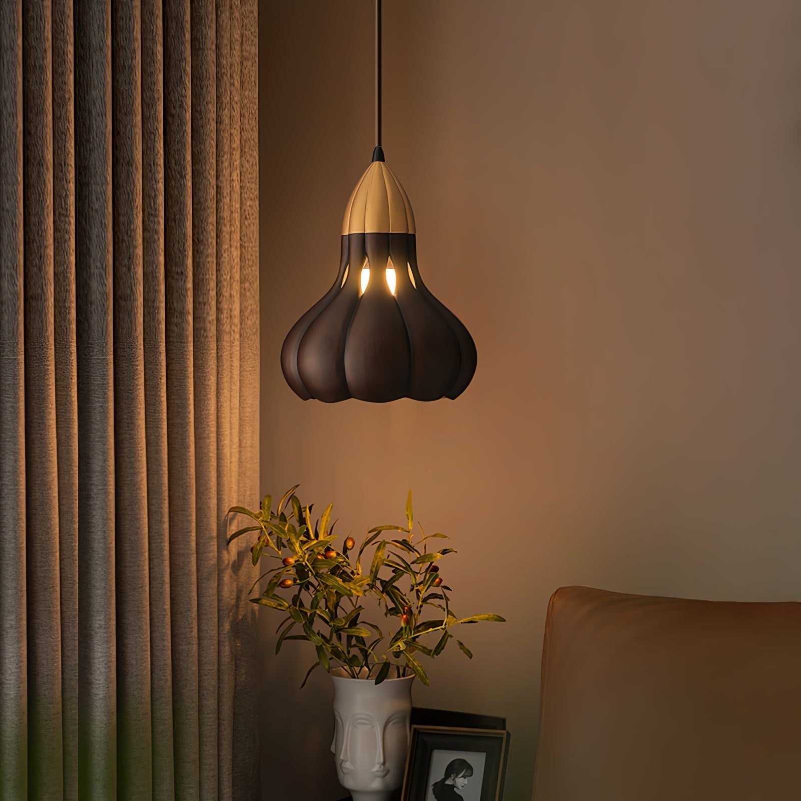 Arraeion Individual Creativity Wood Pendant Lamp-Neutral Decor