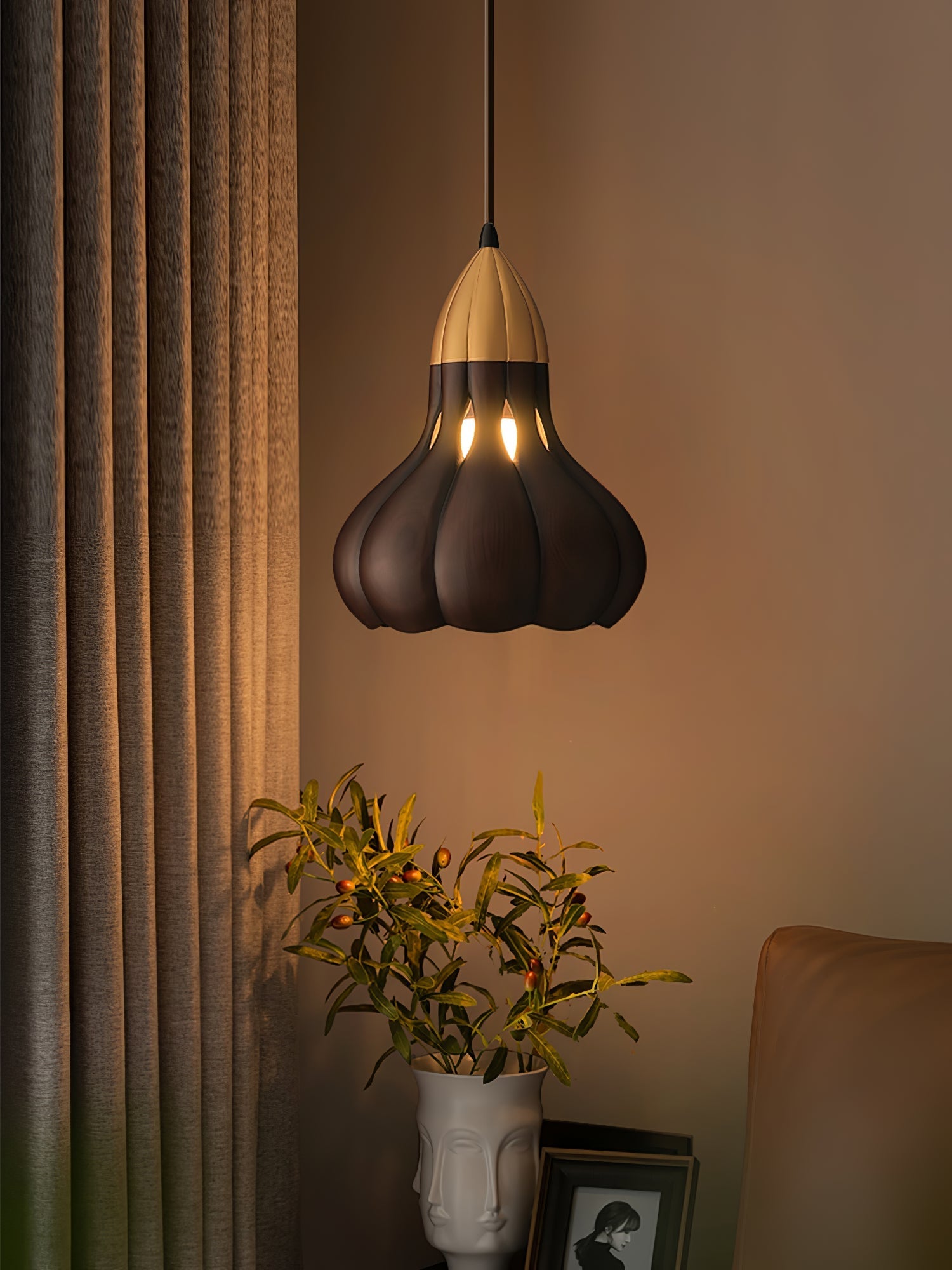 Arraeion Individual Creativity Wood Pendant Lamp-Neutral Decor