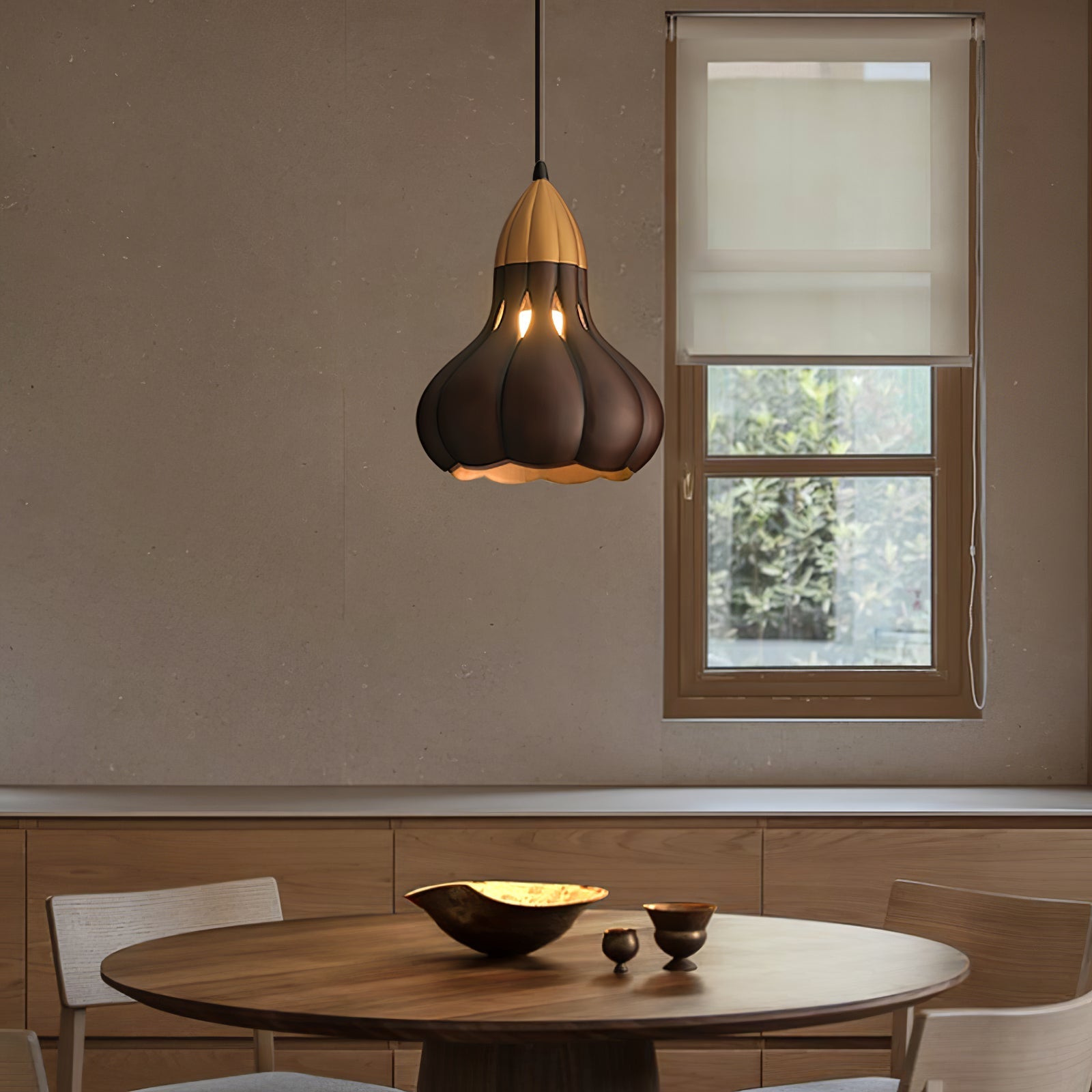 Arraeion Individual Creativity Wood Pendant Lamp-Neutral Decor
