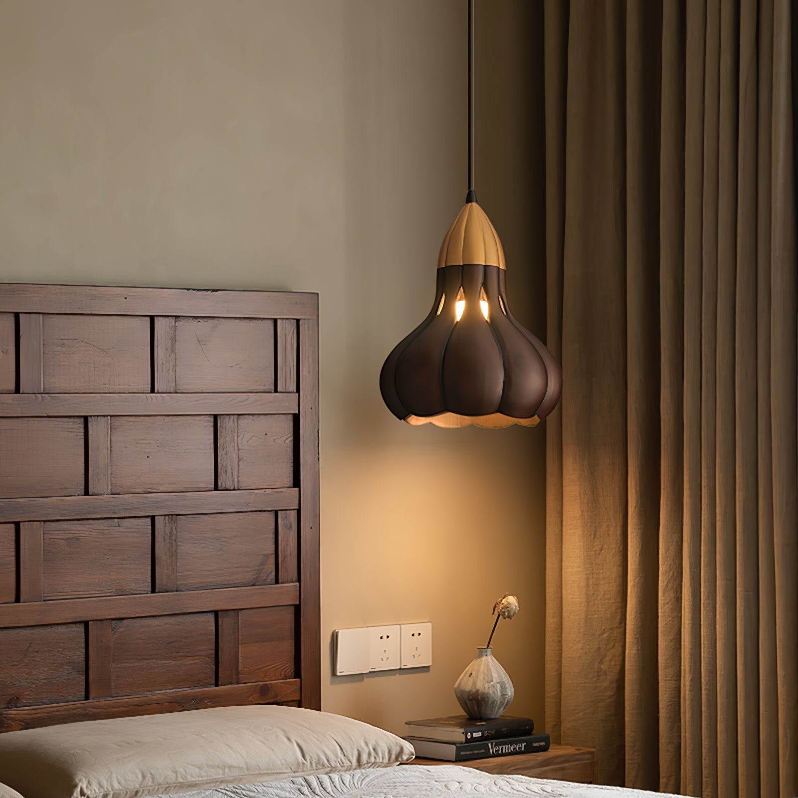 Arraeion Individual Creativity Wood Pendant Lamp-Neutral Decor