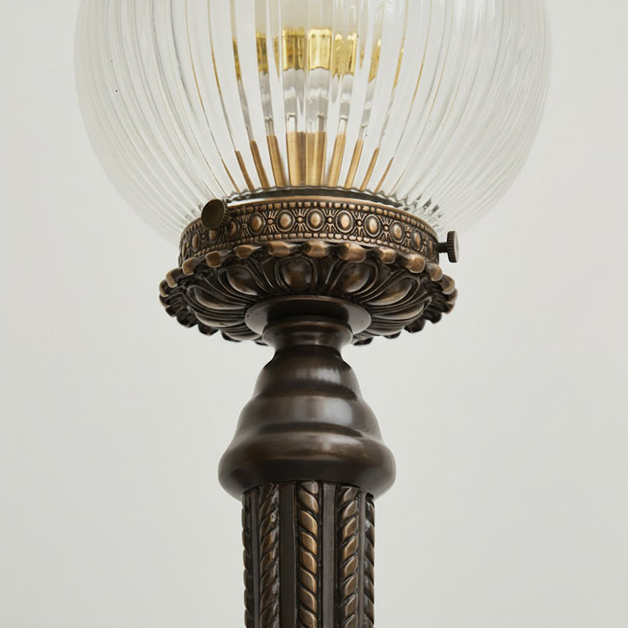 The Auguste Moreau table lamp displayed as a decorative art piece.
