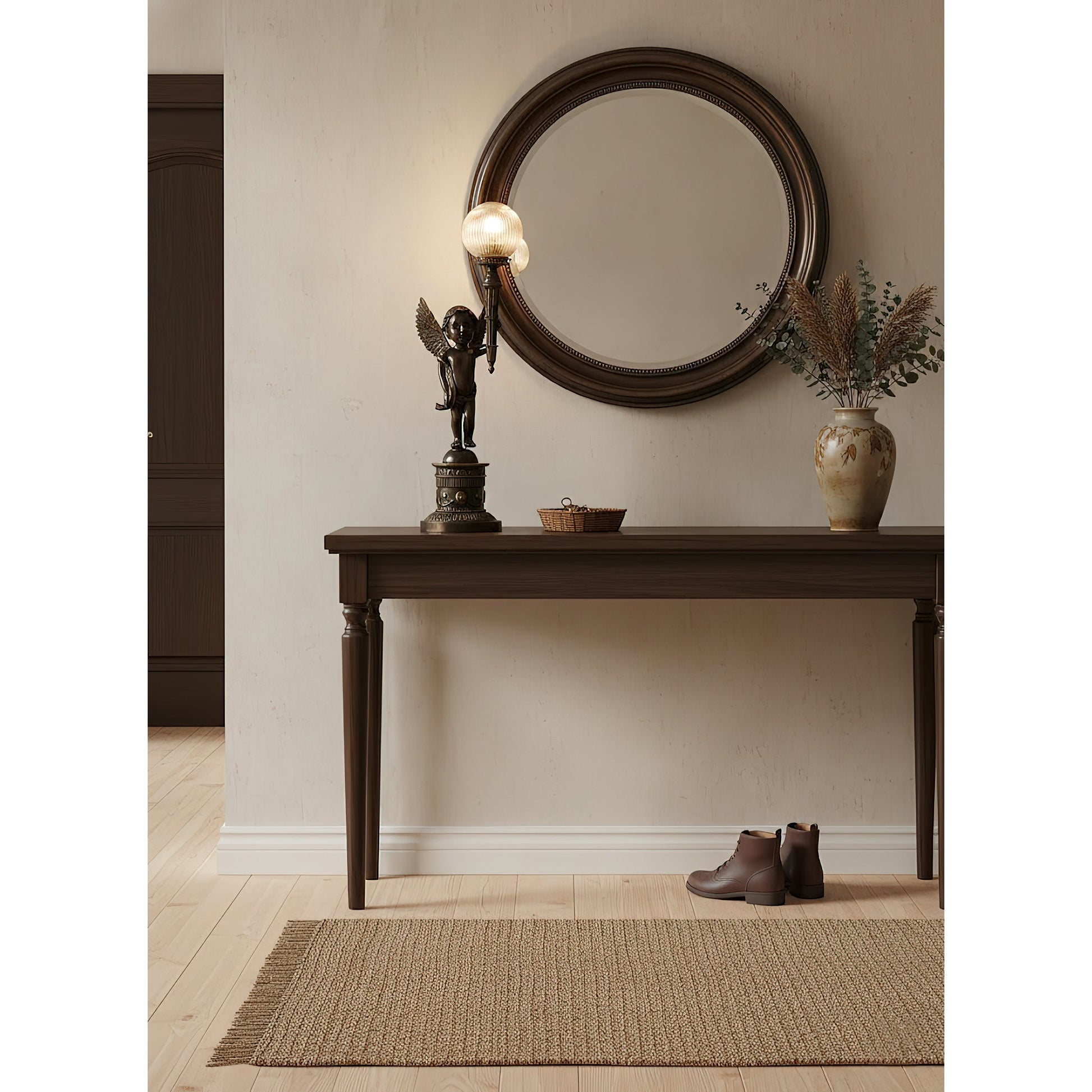 Side profile of the lamp, showcasing its slender form.