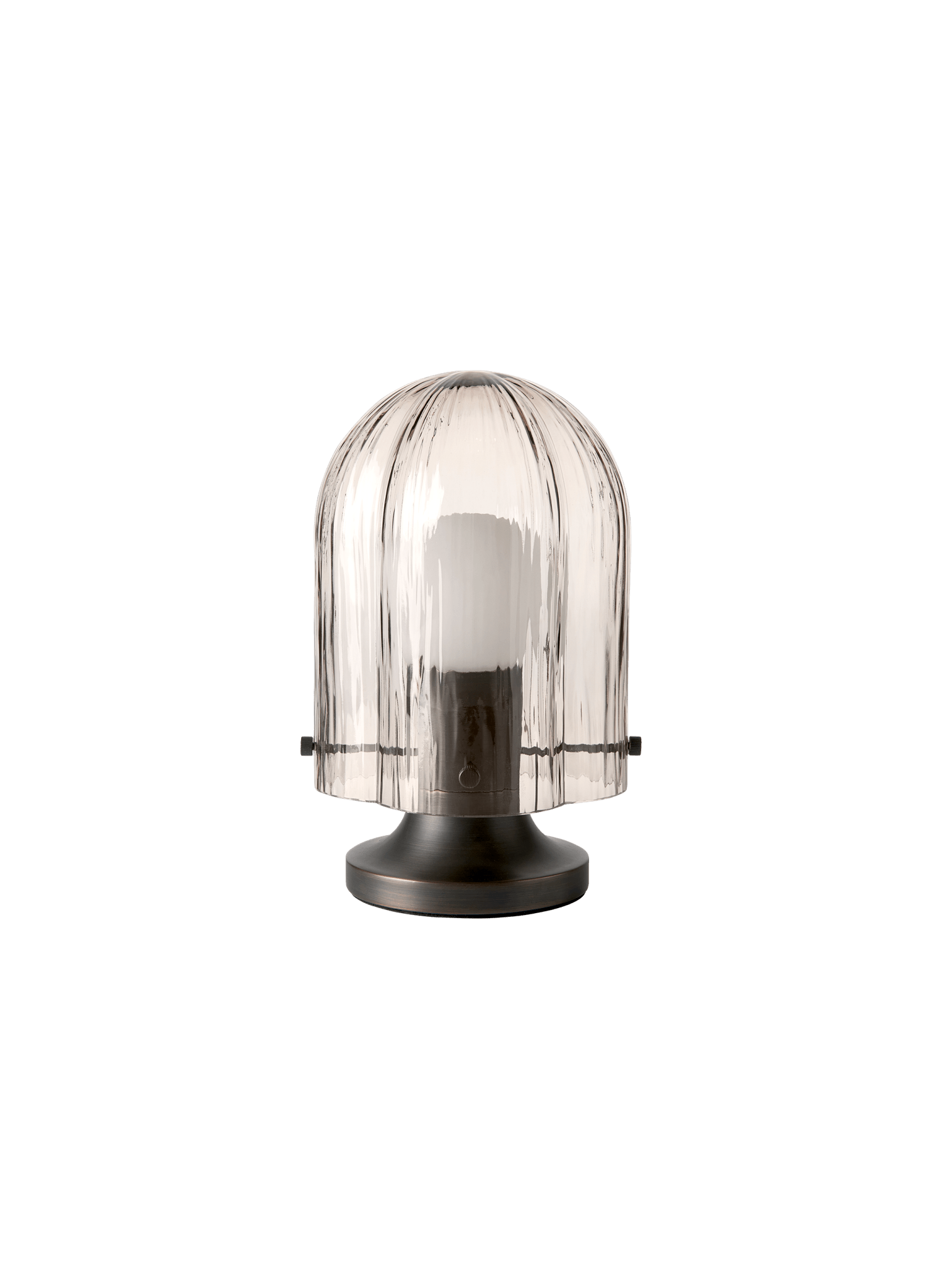 Aura Fluted Table Lamp-Neutral Decor