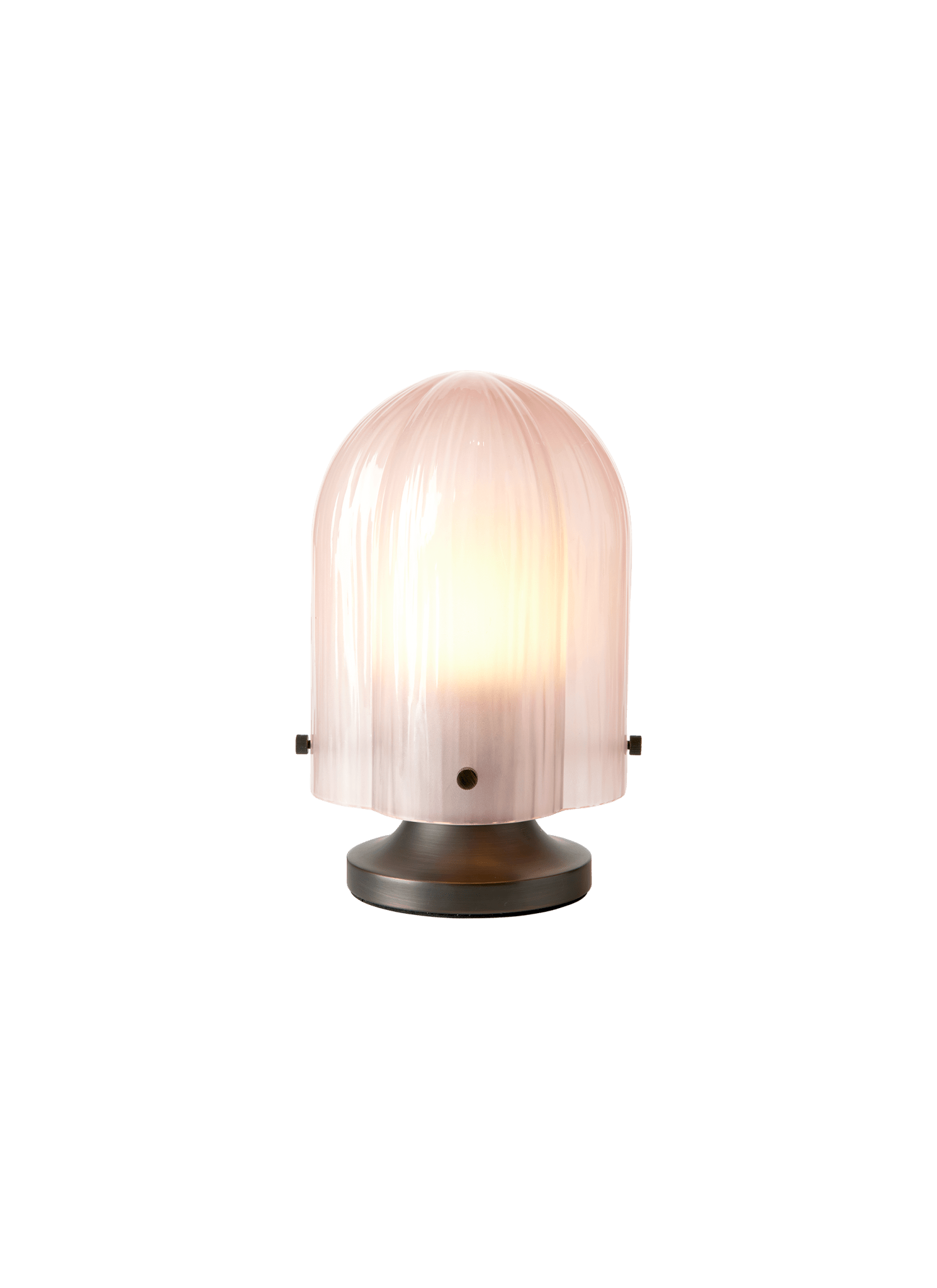 Aura Fluted Table Lamp-Neutral Decor