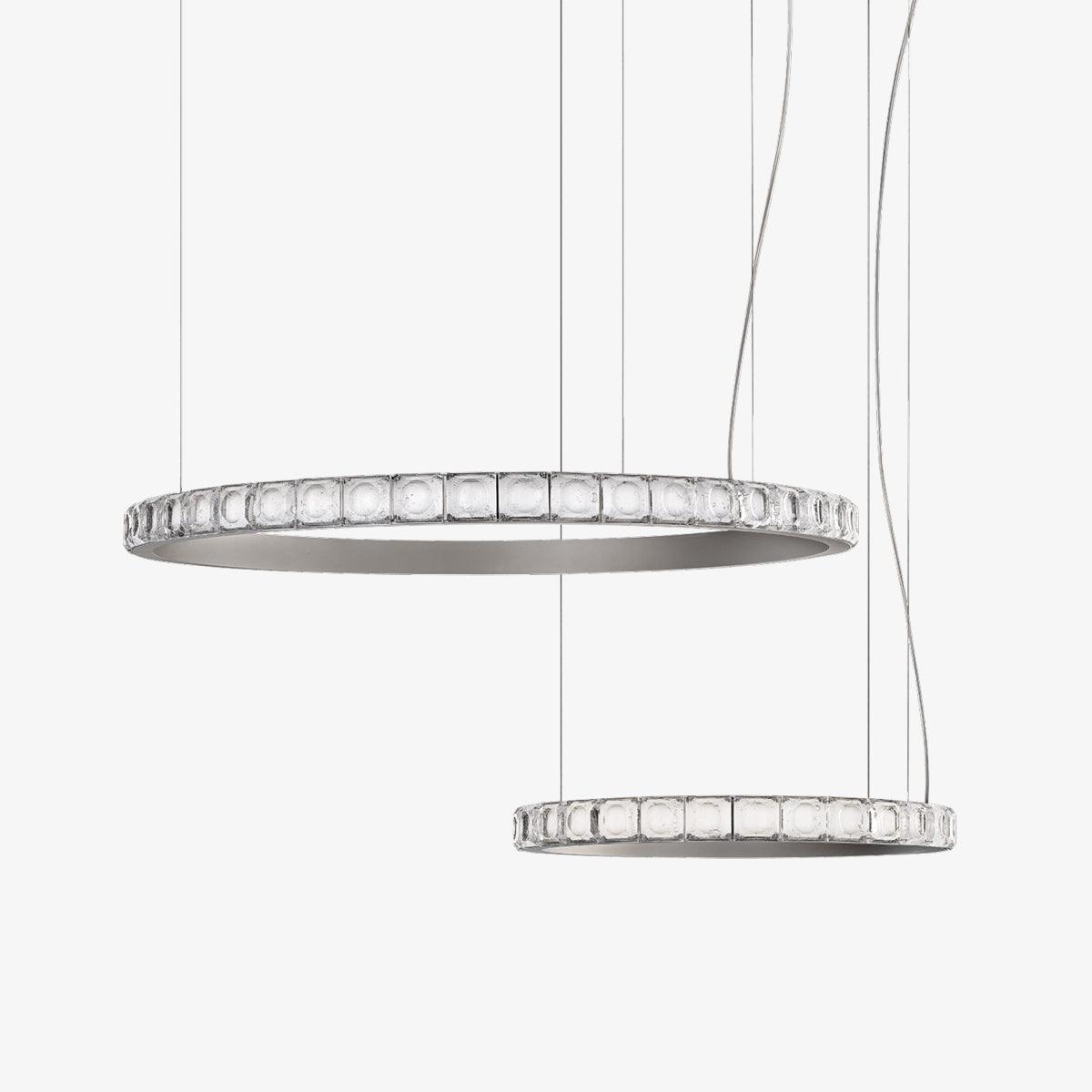 Avzorion Modern Minimalist Ring Glass Chandelier-Neutral Decor
