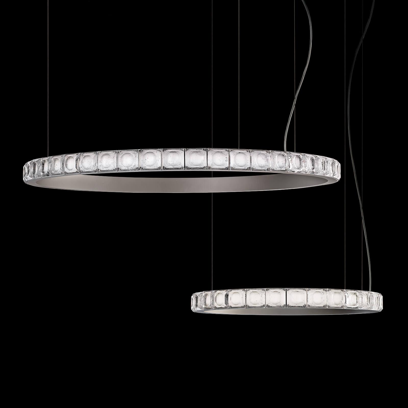 Avzorion Modern Minimalist Ring Glass Chandelier-Neutral Decor