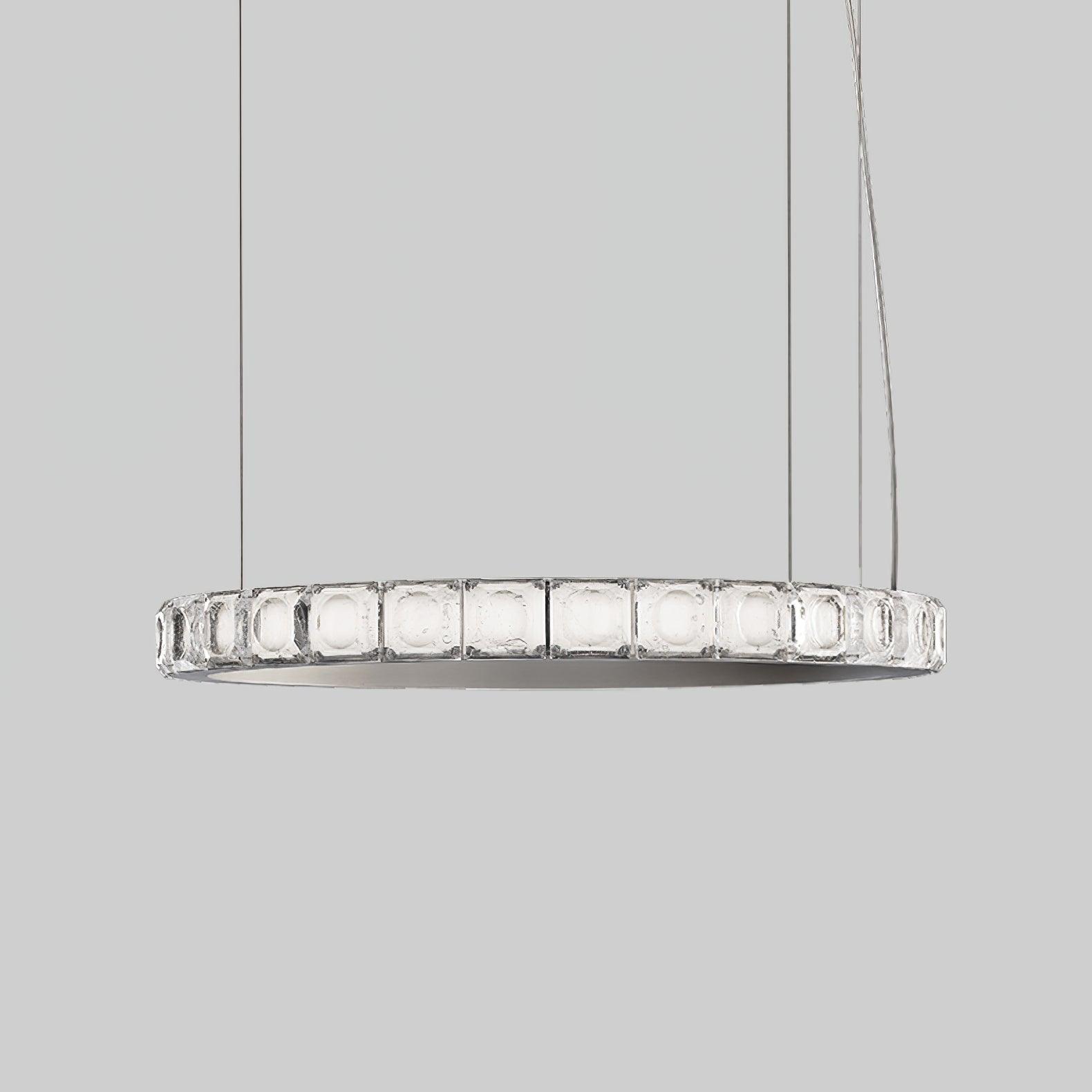 Avzorion Modern Minimalist Ring Glass Chandelier-Neutral Decor