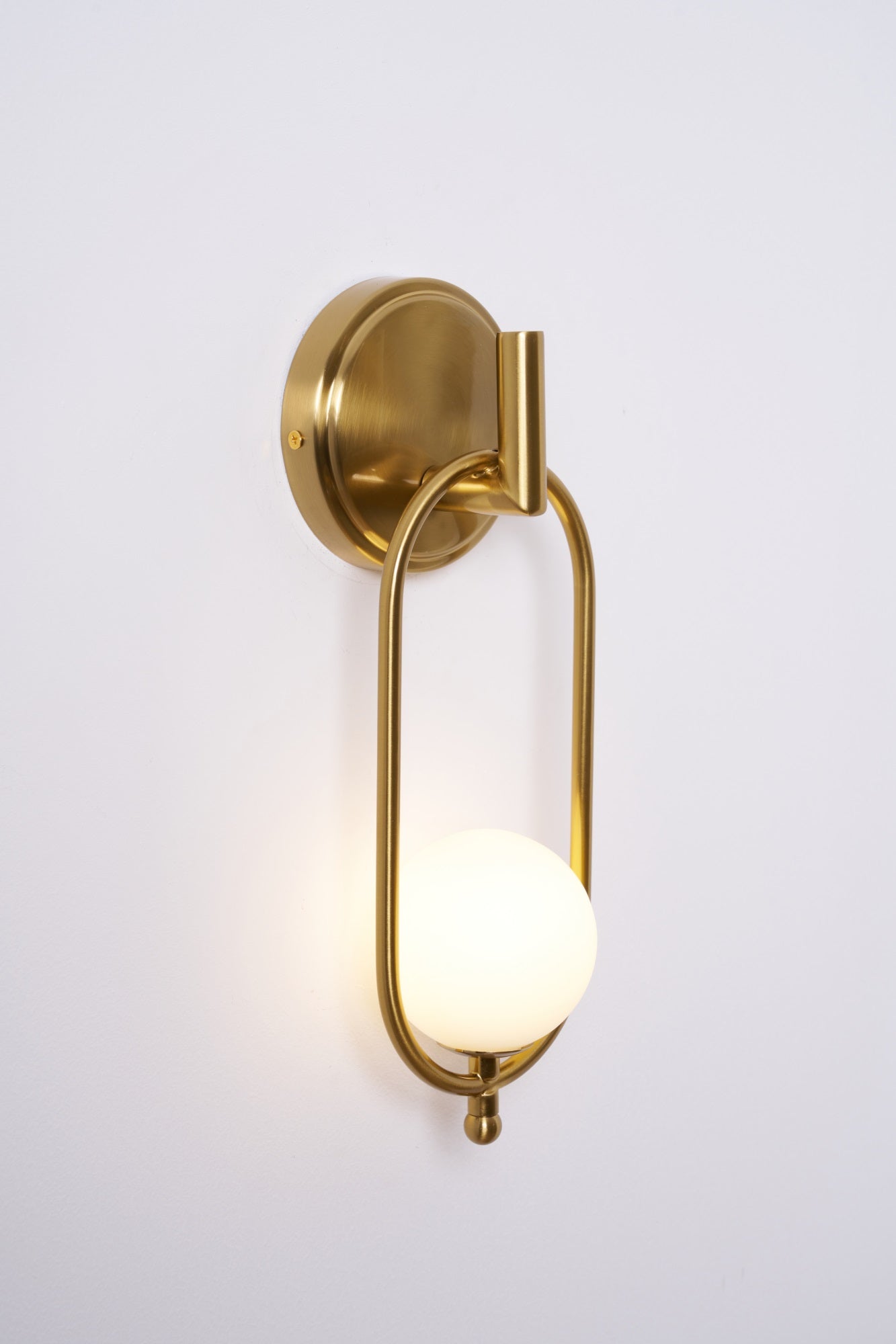 Cumirisra Modern Minimalist Brass Glass Wall Light-Neutral Decor