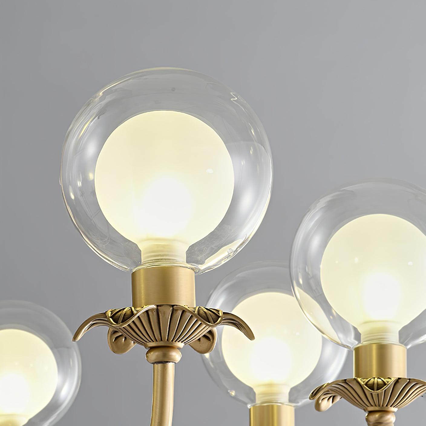 Crown Classic Glass Chandelier-Neutral Decor