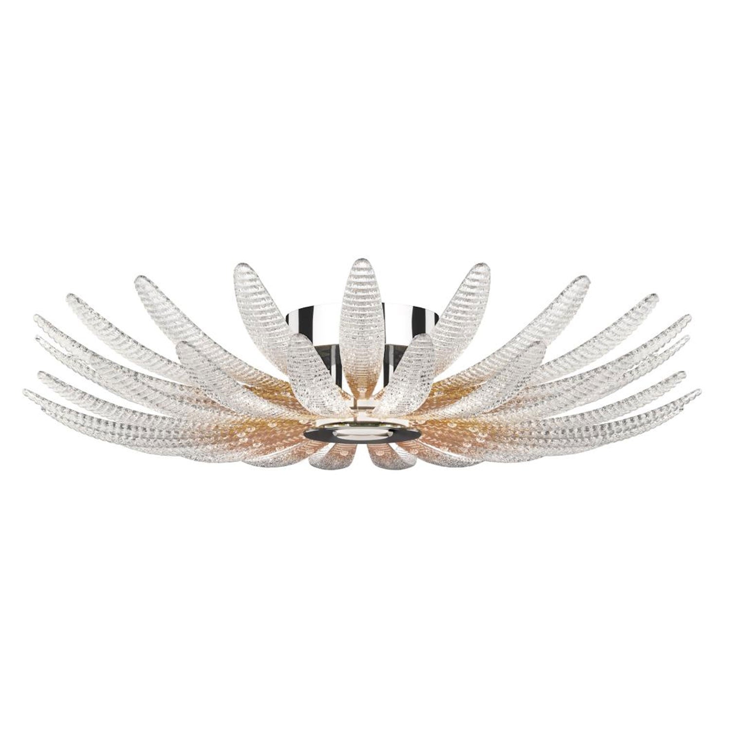 Aurelia Glass Petal Ceiling Light-Neutral Decor