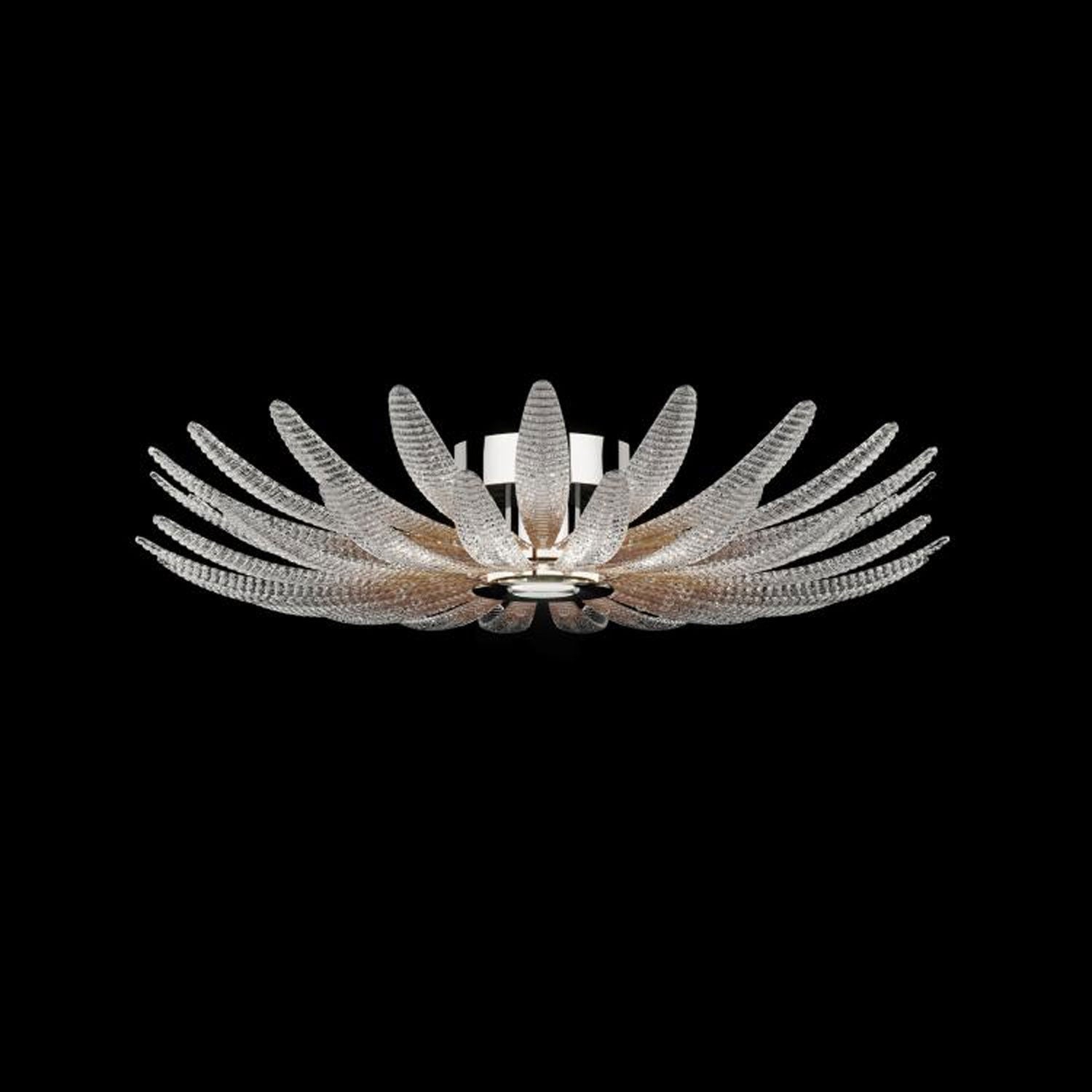Aurelia Glass Petal Ceiling Light-Neutral Decor