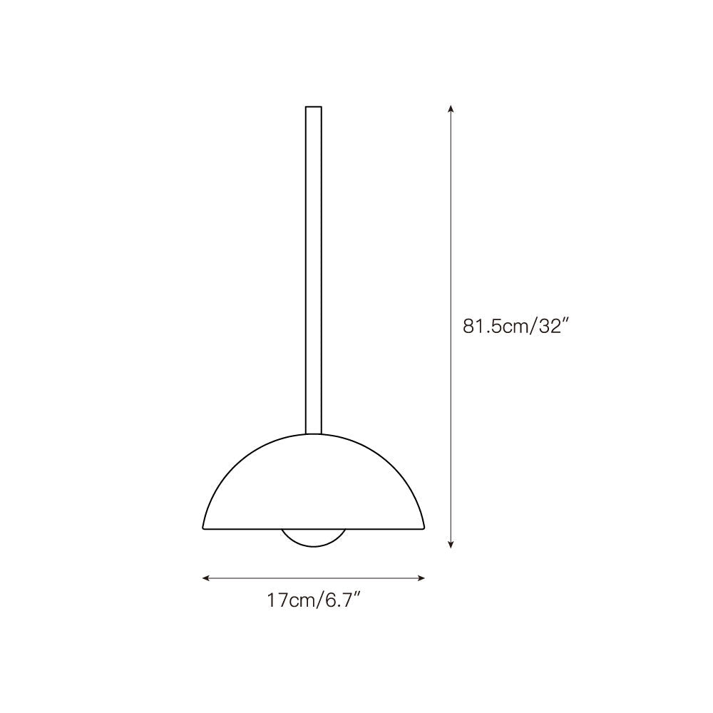 Aurelia Modern Minimalist Elegance Brass Metal Glass Pendant Lamp