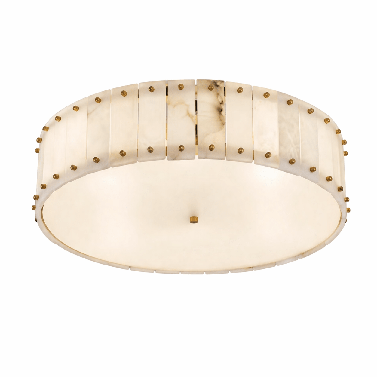 Aurelia Alabaster Ring Ceiling Lamp-Neutral Decor