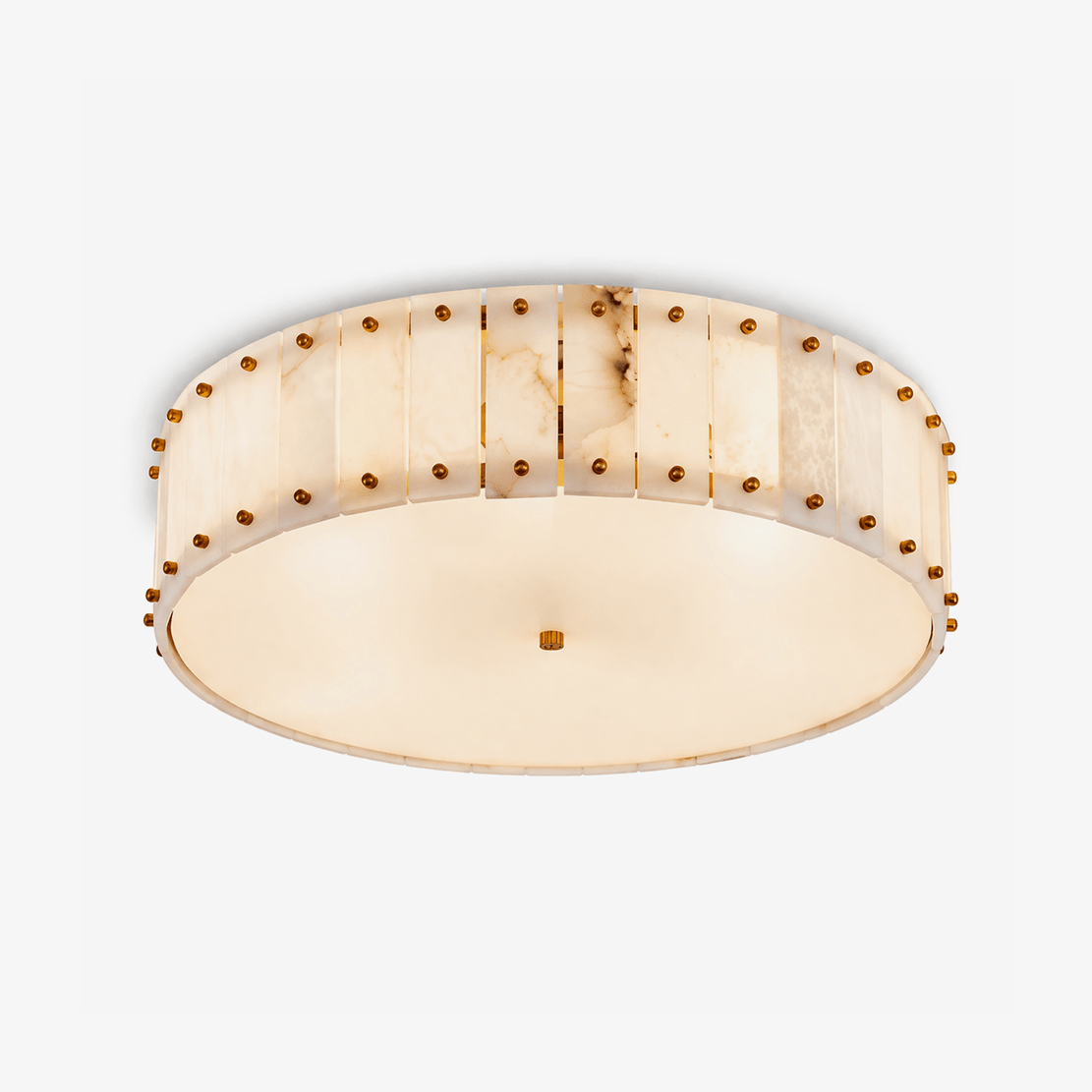 Aurelia Alabaster Ring Ceiling Lamp-Neutral Decor