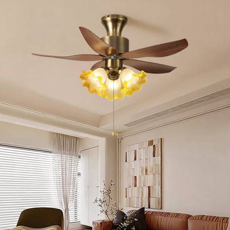 Aurelia Blossom Ceiling Fan Light-Neutral Decor