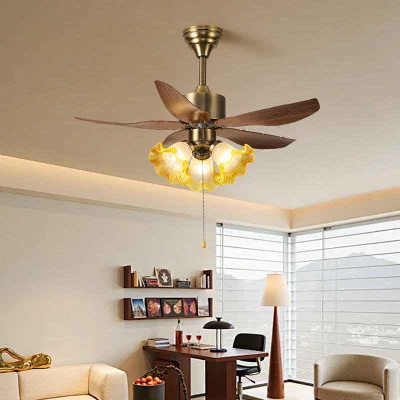Aurelia Blossom Ceiling Fan Light-Neutral Decor