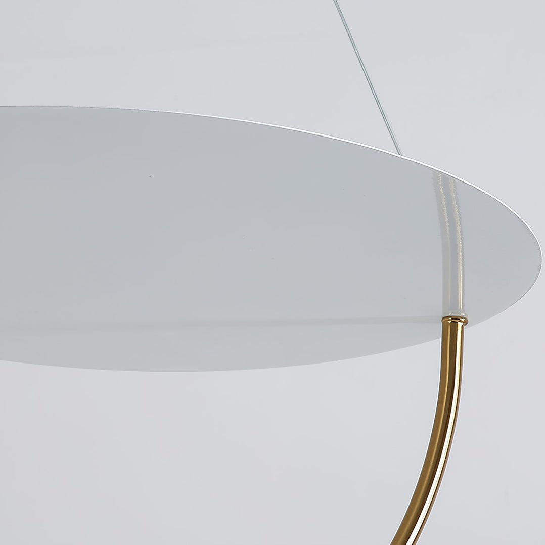 Vecaros Modern Minimalist Disc Pendant Lamp-Neutral Decor