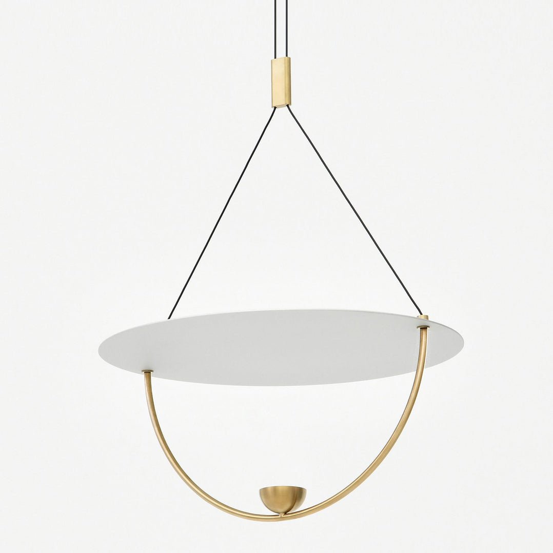 Vecaros Modern Minimalist Disc Pendant Lamp-Neutral Decor