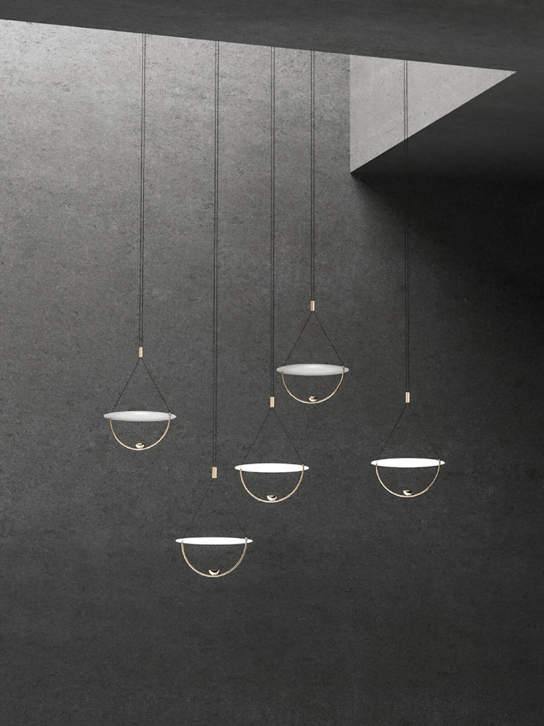 Vecaros Modern Minimalist Disc Pendant Lamp-Neutral Decor