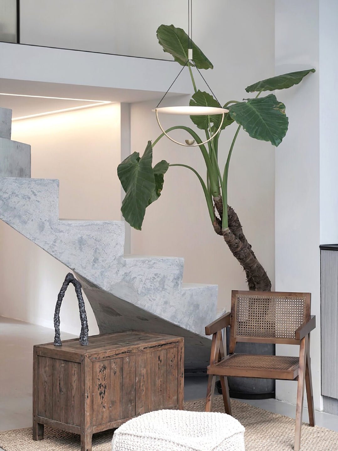 Vecaros Modern Minimalist Disc Pendant Lamp-Neutral Decor