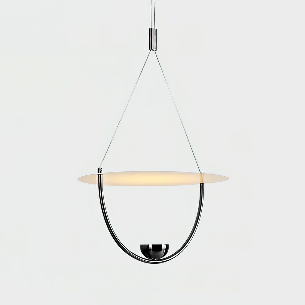 Vecaros Modern Minimalist Disc Pendant Lamp-Neutral Decor