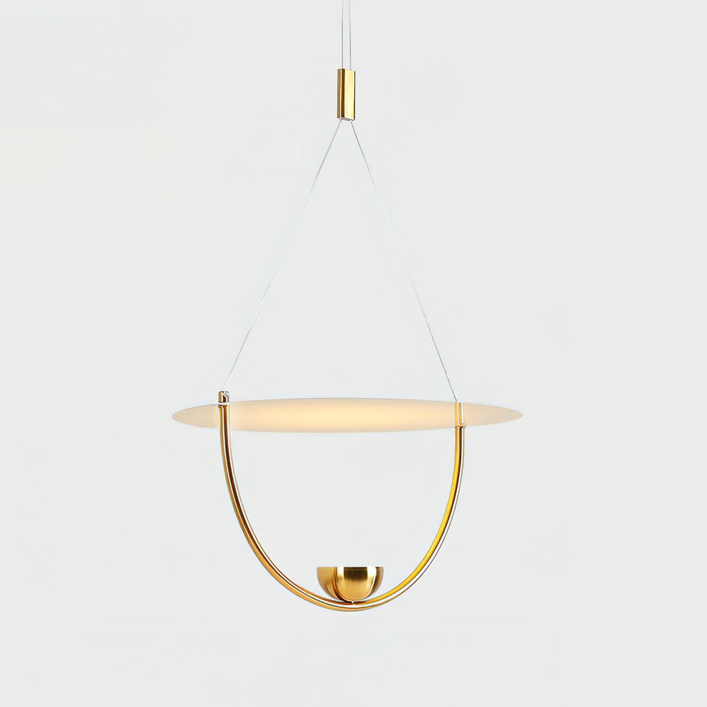 Vecaros Modern Minimalist Disc Pendant Lamp-Neutral Decor