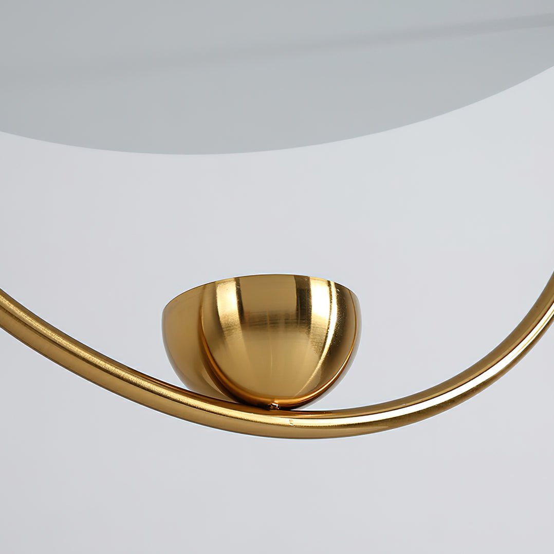 Vecaros Modern Minimalist Disc Pendant Lamp-Neutral Decor