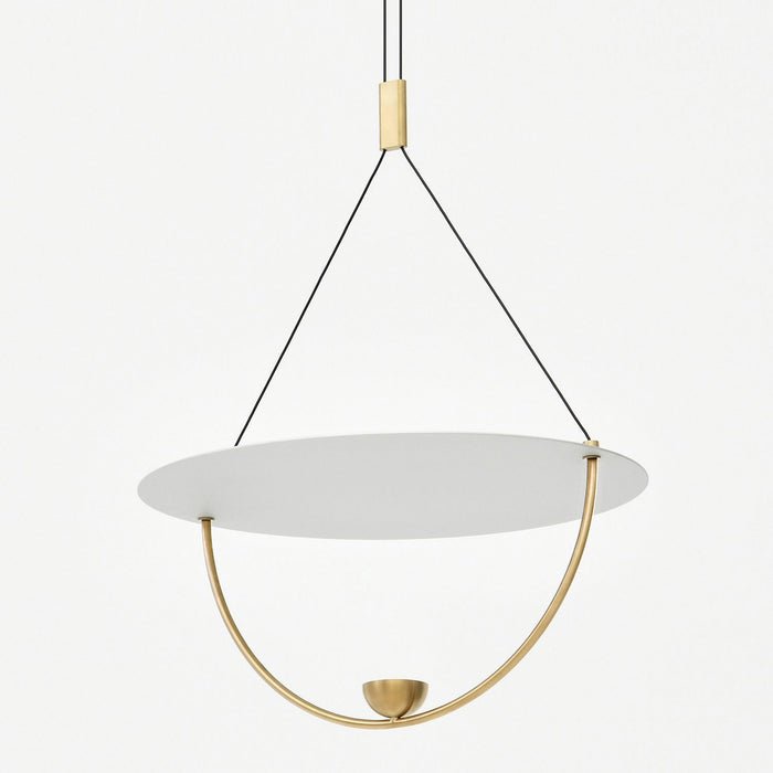 Vecaros Modern Minimalist Disc Pendant Lamp-Neutral Decor