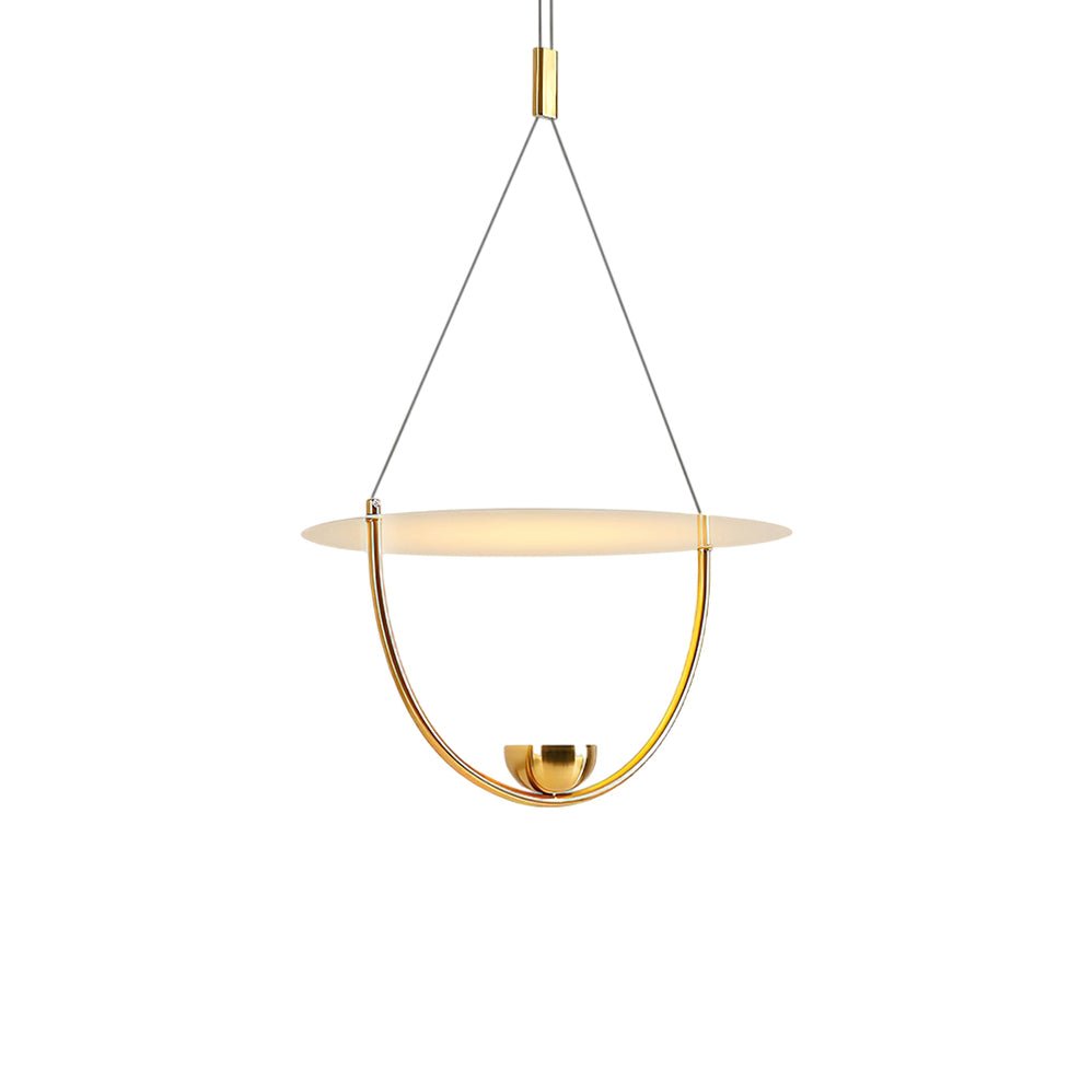 Vecaros Modern Minimalist Disc Pendant Lamp-Neutral Decor