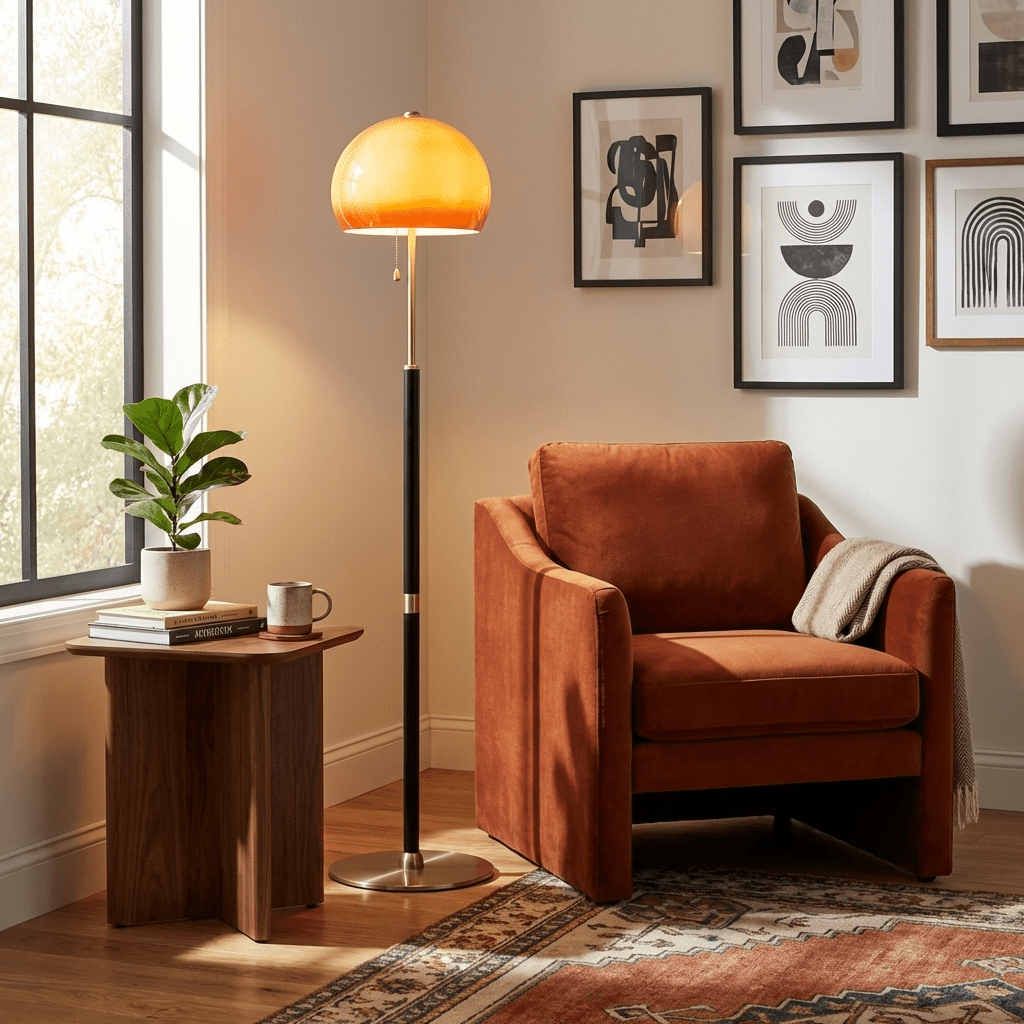 Aurelia Dome Floor Lamp-Neutral Decor