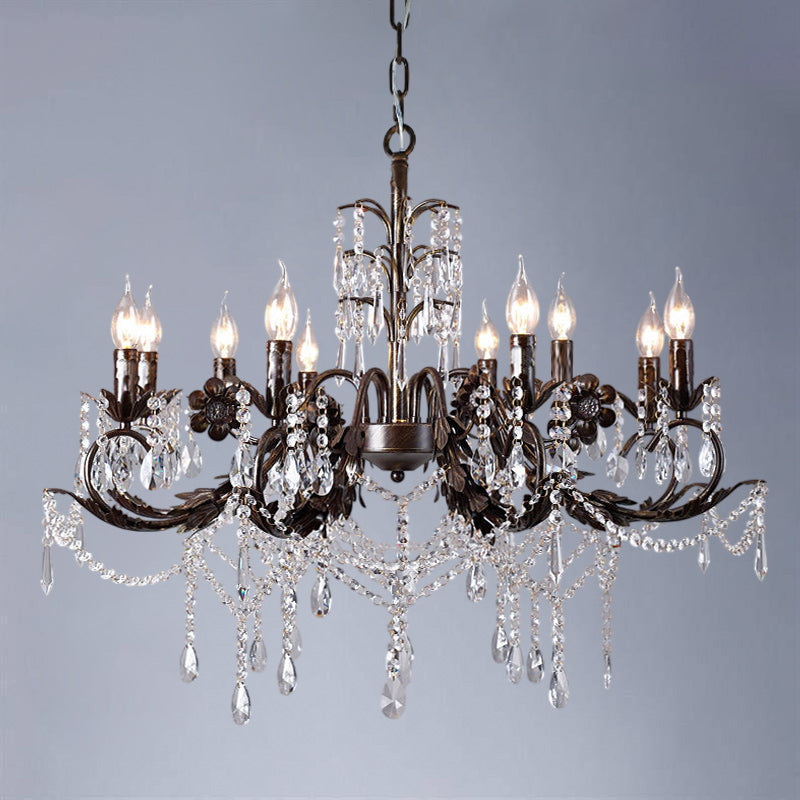 The hanging chain and canopy of the Aurelia Chandelier.
