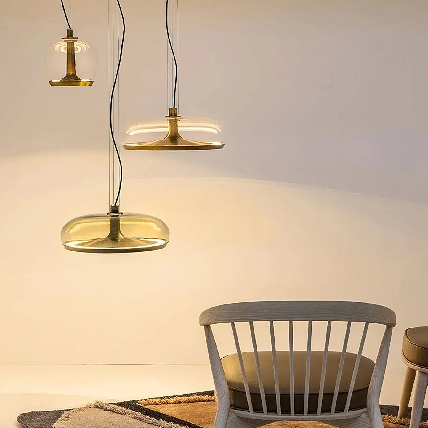 Cotalor Nordic Art LED Glass Pendant Lamp-Neutral Decor