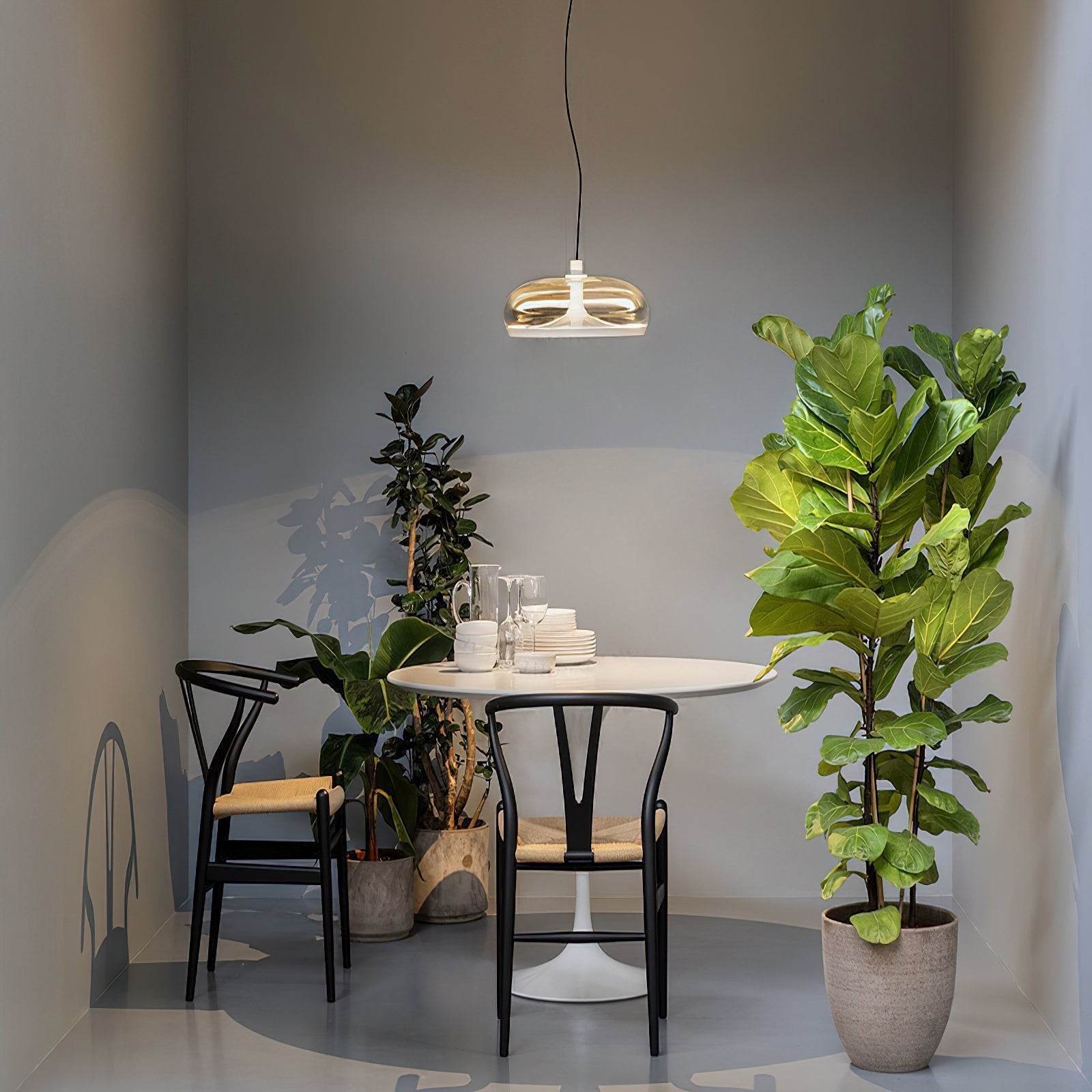 Cotalor Nordic Art LED Glass Pendant Lamp-Neutral Decor