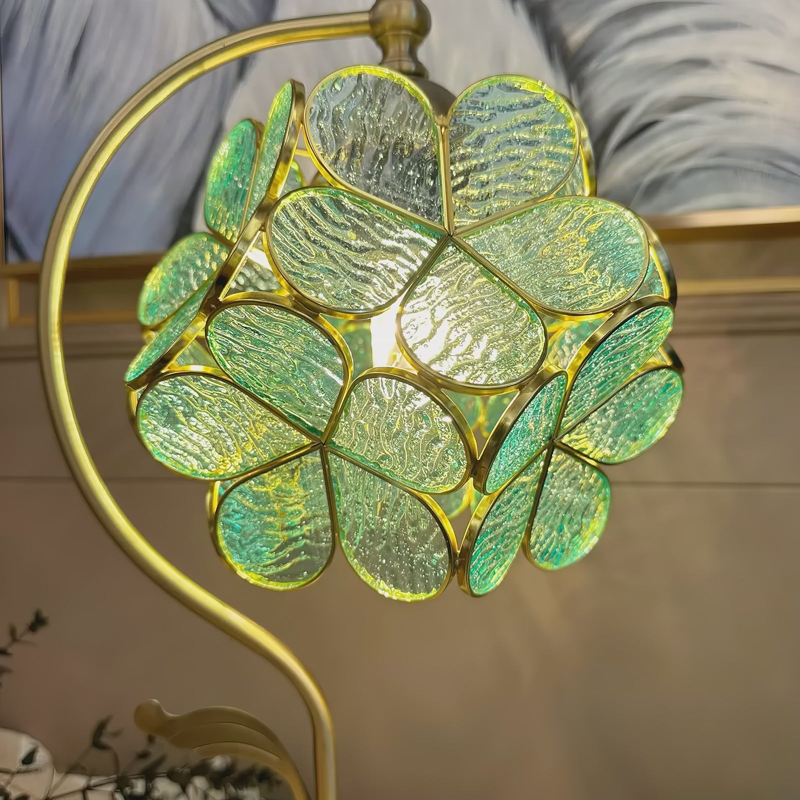Evenq Table Lamp Aurelia Leaf-Neutral Decor