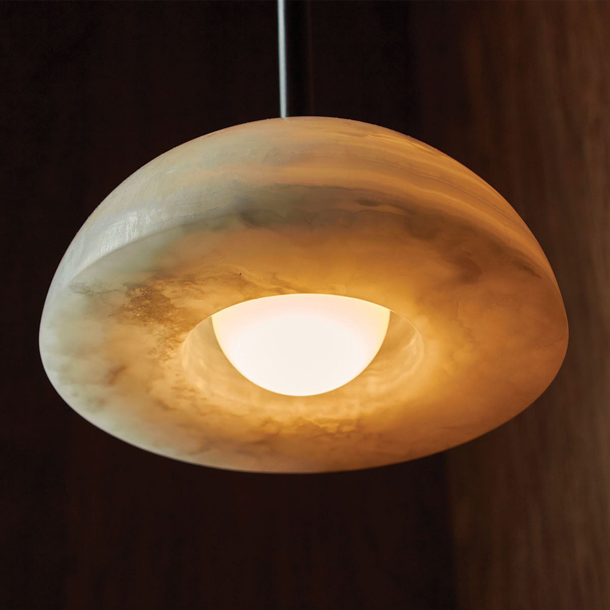 Eronex Modern Minimalist Elegance Brass Glass Pendant Lamp-Neutral Decor