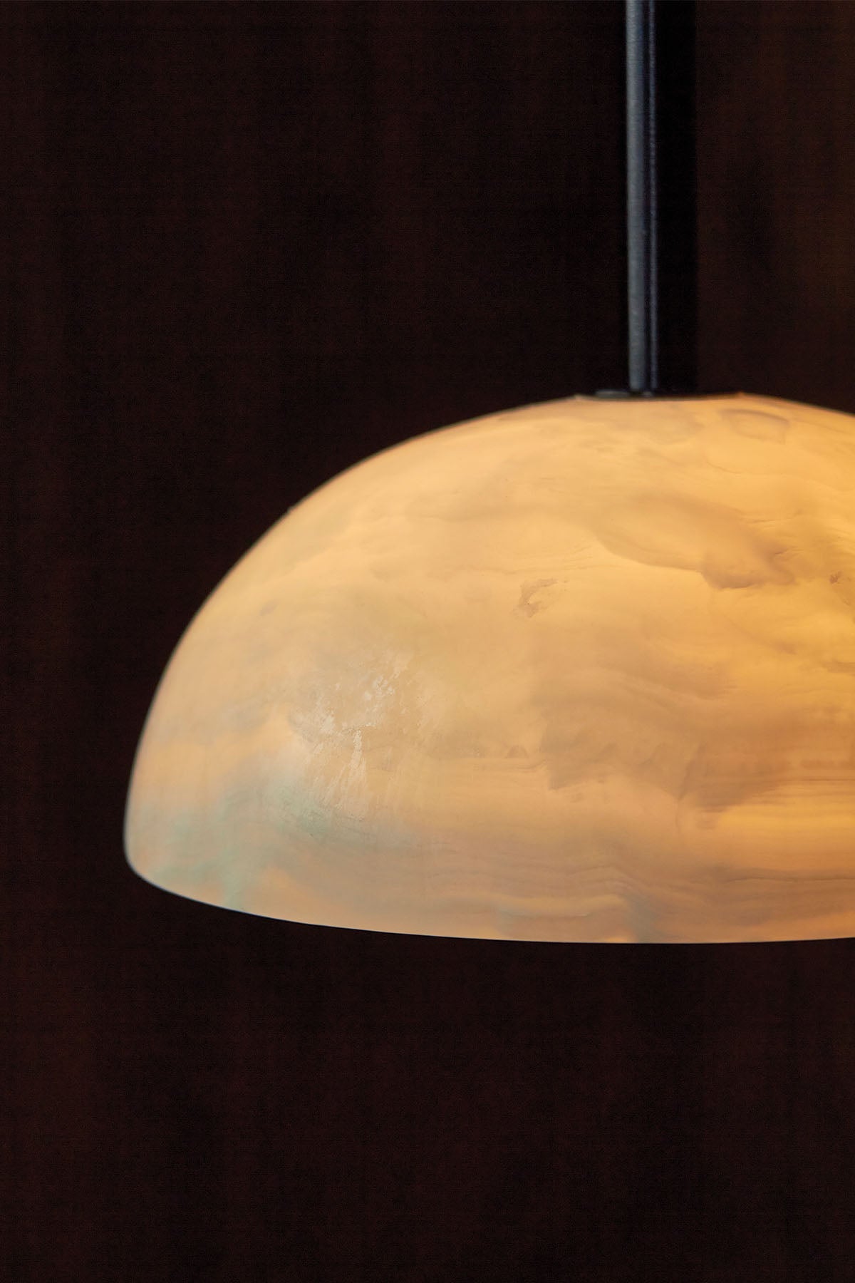 Eronex Modern Minimalist Elegance Brass Glass Pendant Lamp-Neutral Decor