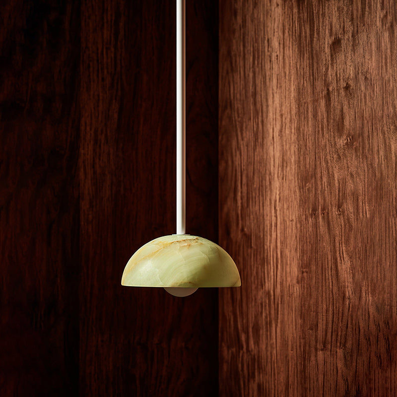 Aurelia Modern Minimalist Elegance Brass Metal Glass Pendant Lamp