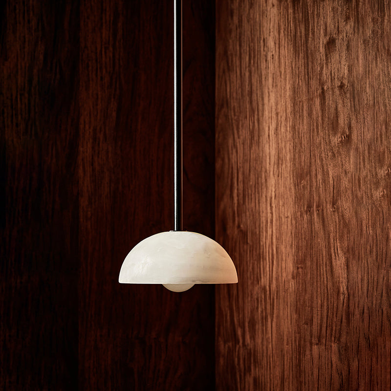 Aurelia Modern Minimalist Elegance Brass Metal Glass Pendant Lamp