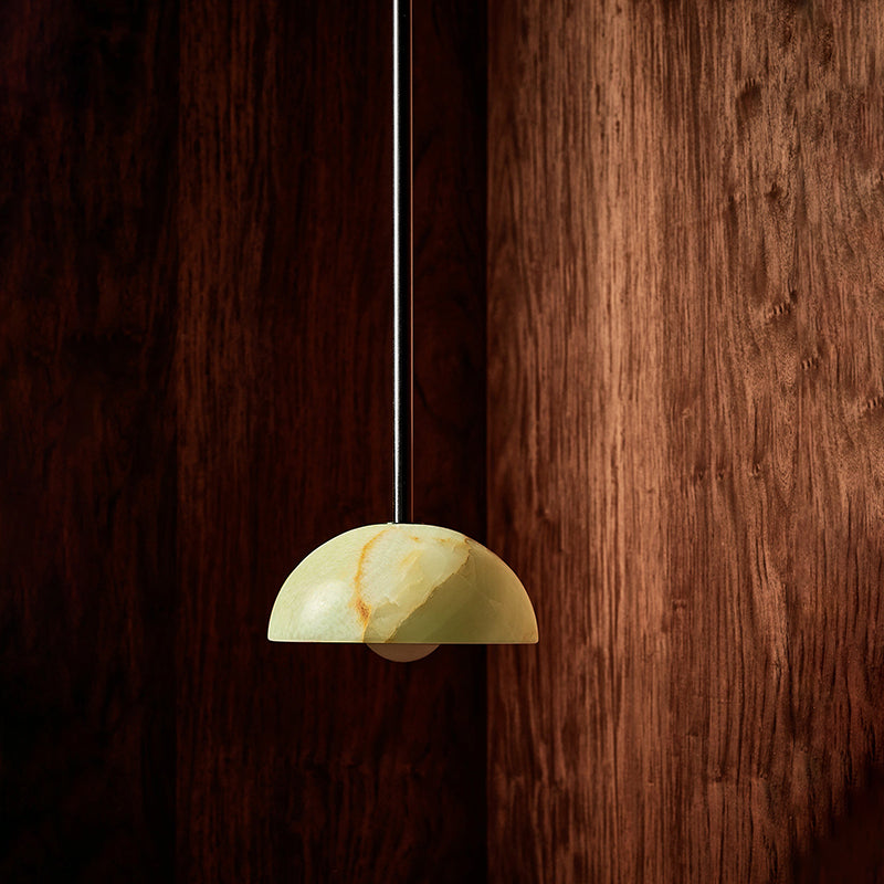 Eronex Modern Minimalist Elegance Brass Glass Pendant Lamp-Neutral Decor