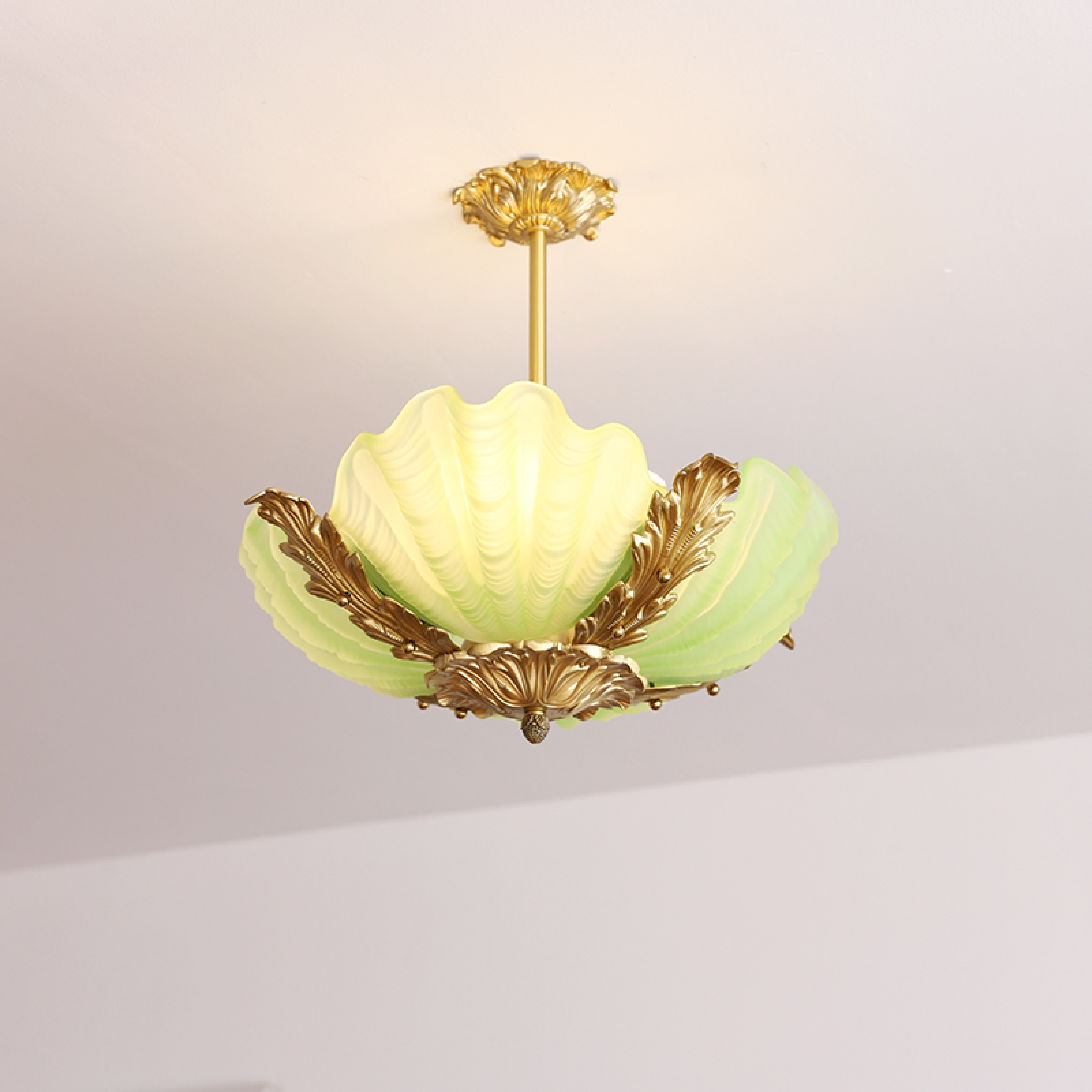 Aurelia Shell Chandelier-Neutral Decor