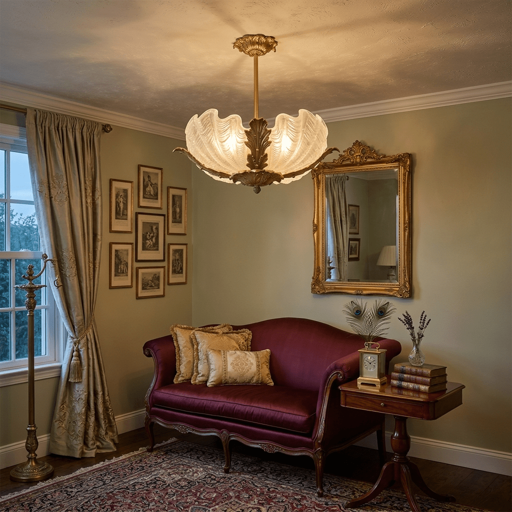 Aurelia Shell Chandelier-Neutral Decor