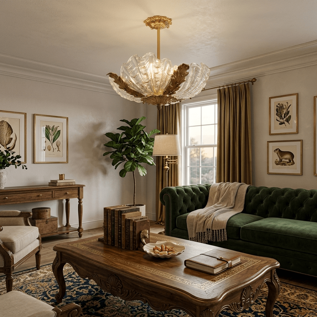 Aurelia Shell Chandelier-Neutral Decor