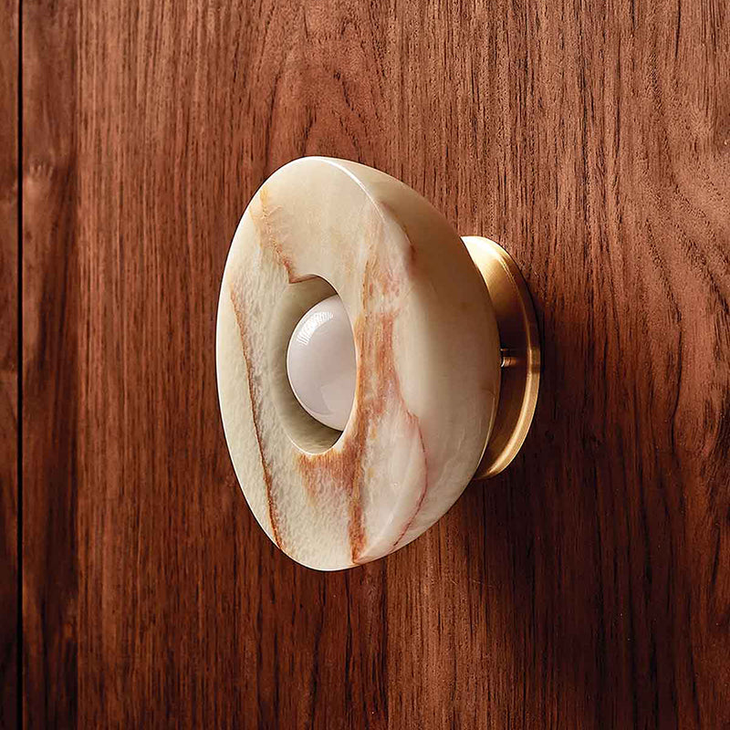 Ildvuvyo  Modern Minimalist Jade Sconce Wall Lamp