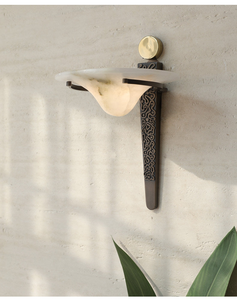Wyspa Crest Wall Sconce-Neutral Decor