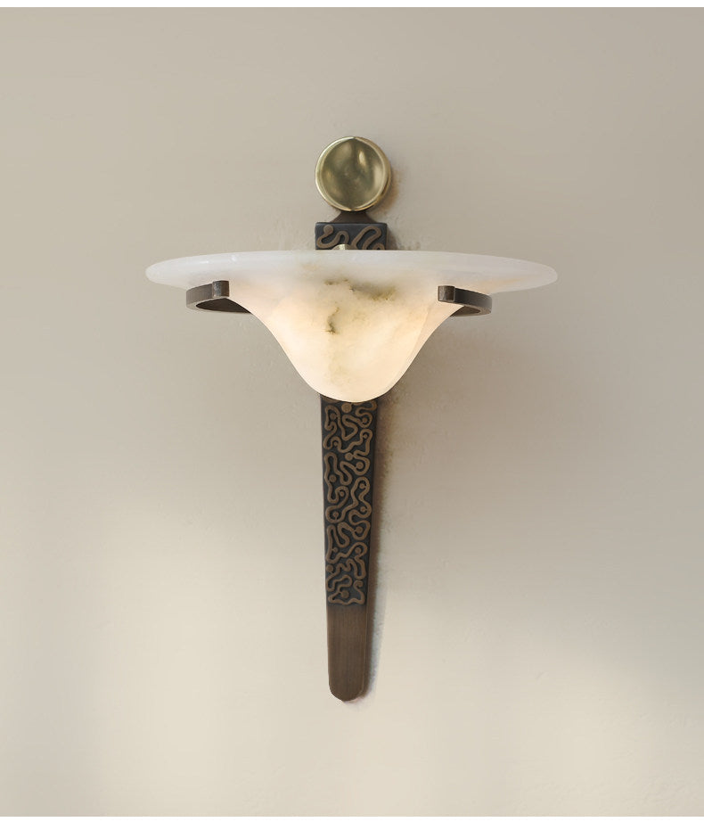 Wyspa Crest Wall Sconce-Neutral Decor