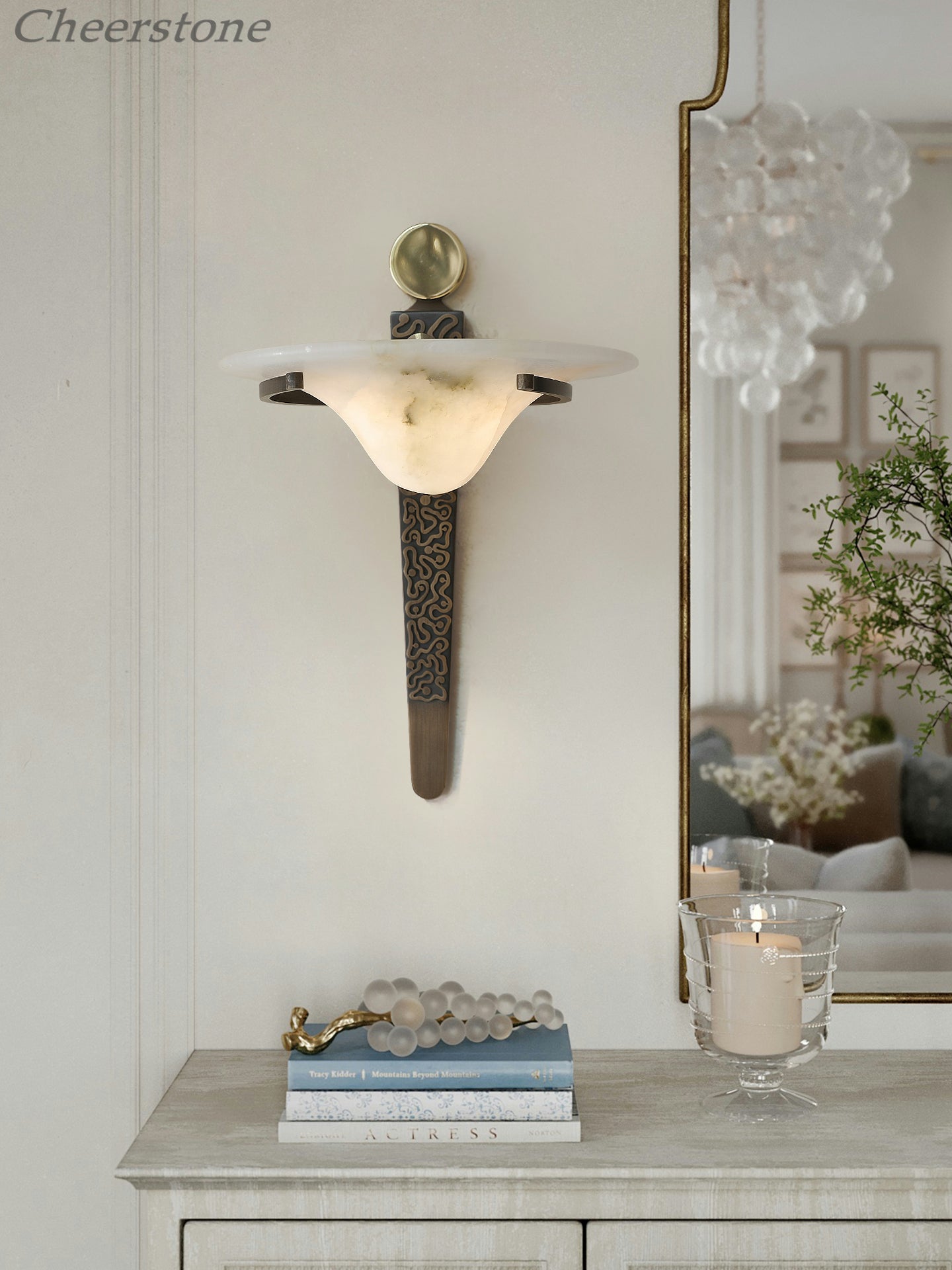 Wyspa Crest Wall Sconce-Neutral Decor