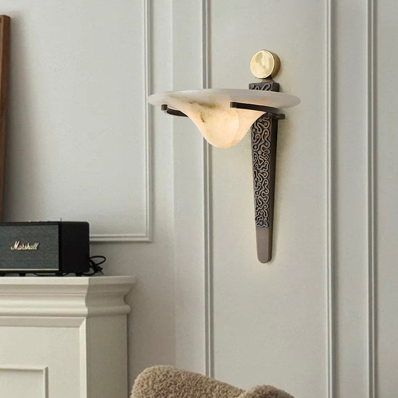 Wyspa Crest Wall Sconce-Neutral Decor