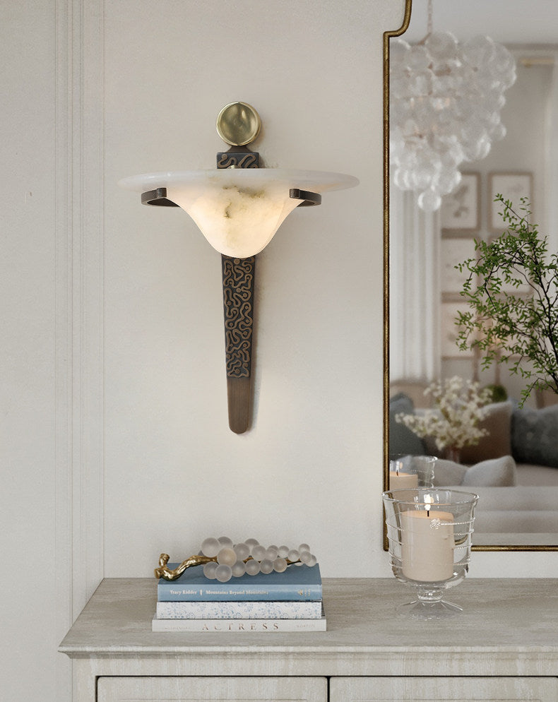Wyspa Crest Wall Sconce-Neutral Decor