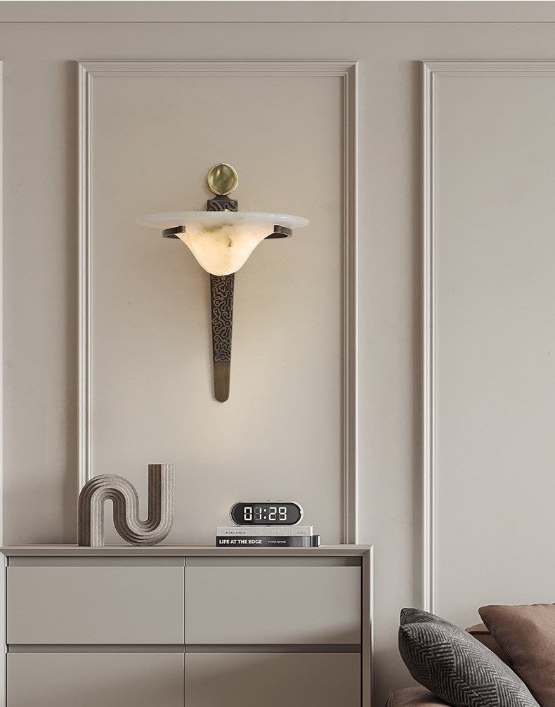 Wyspa Crest Wall Sconce-Neutral Decor